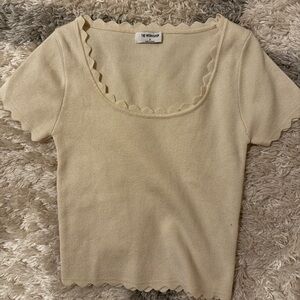 The workshop cropped tee